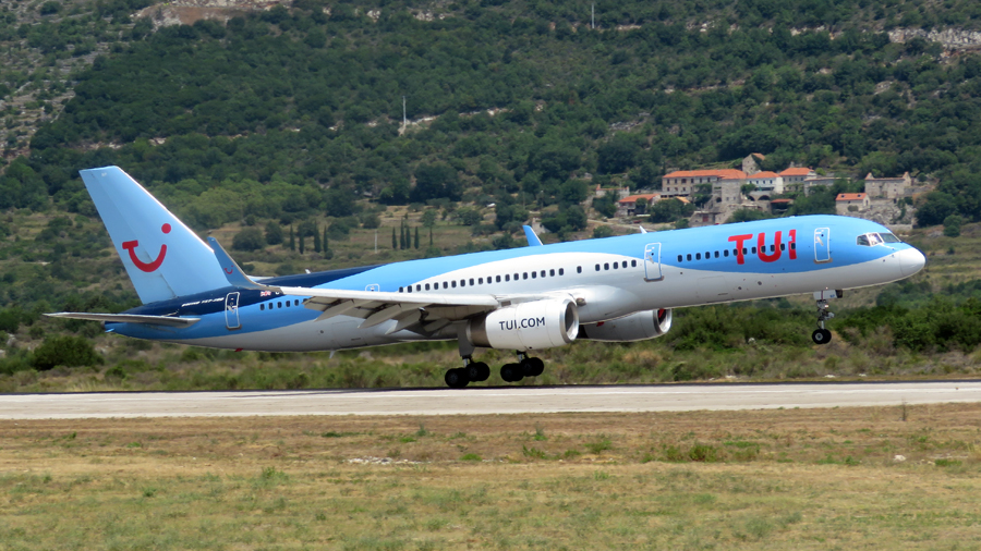 Boeing 757 u Dubrovniku