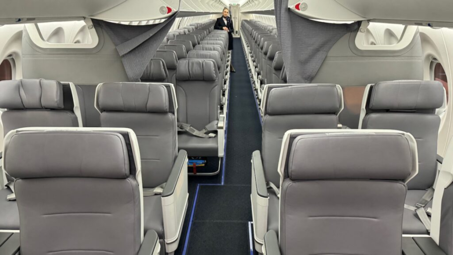 Bulgaria Air Airbus A220 Business Class
